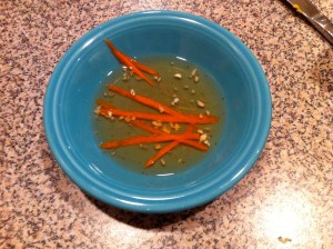 the fish sauce, for dipping