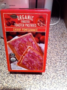 organic pop tart, I mean 'toaster pastries'